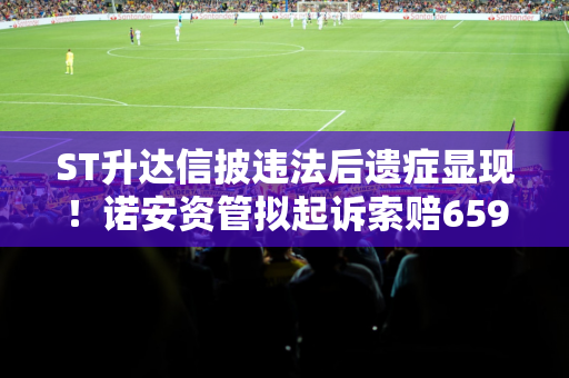 ST升达信披违法后遗症显现！诺安资管拟起诉索赔6592万元