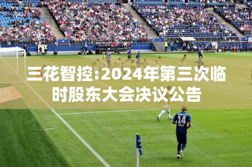 三花智控:2024年第三次临时股东大会决议公告