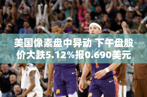 美国像素盘中异动 下午盘股价大跌5.12%报0.690美元