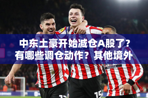 中东土豪开始减仓A股了？有哪些调仓动作？其他境外主权财富基金布局也浮出水面