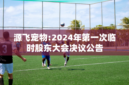 源飞宠物:2024年第一次临时股东大会决议公告