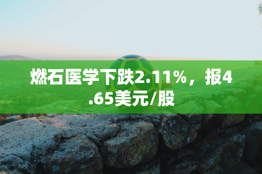 燃石医学下跌2.11%，报4.65美元/股