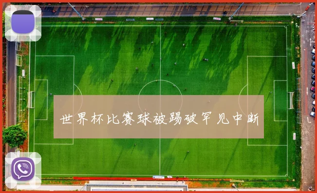世界杯比赛球被踢破罕见中断
