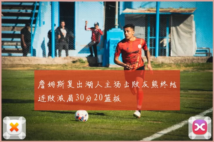 詹姆斯复出湖人主场击败灰熊终结连败浓眉30分20篮板